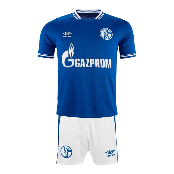 Camiseta Schalke 04 1ª Kit Niño 2021 2022 Azul